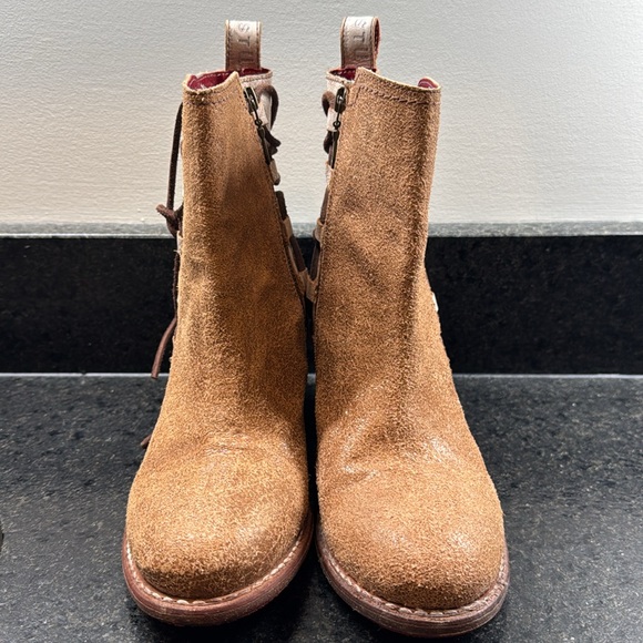 BED|STU Booties with leather strap detail - Picture 2 of 8